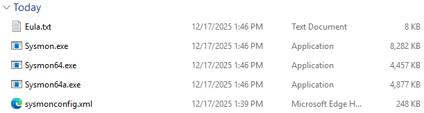 Sysmon Drag and Drop