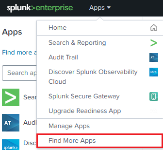 Splunk Find More Apps