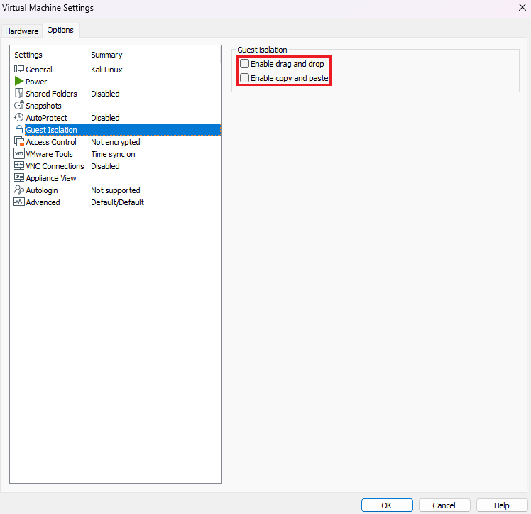 Kali Linux Shared Folders