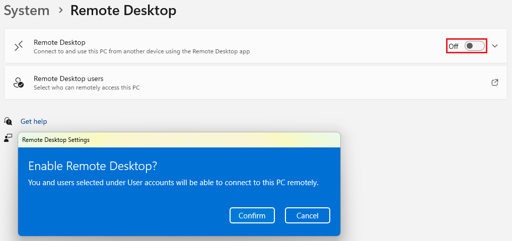 Windows RDP Enabling