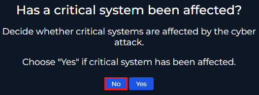 Affected Critical Systems