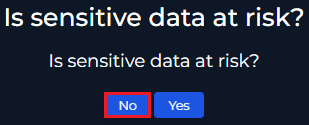 Sensitive Data At Risk