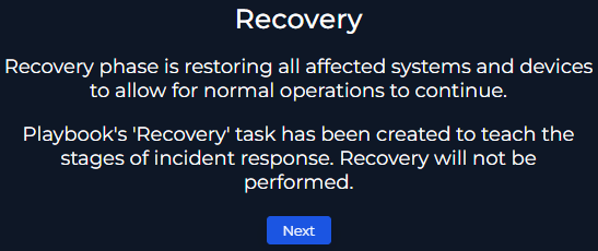 Recovery