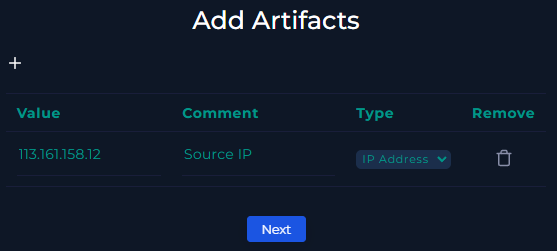 Artifacts