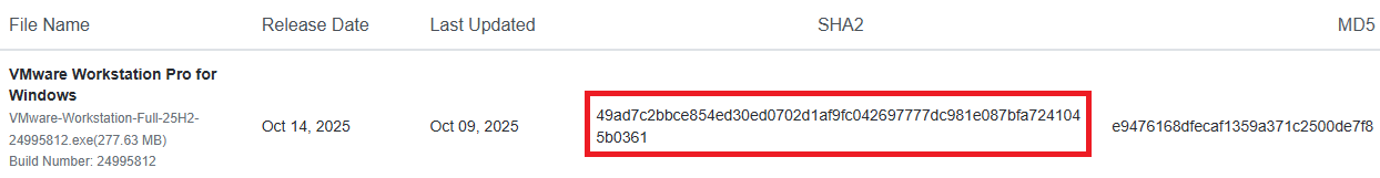 SHA256 List