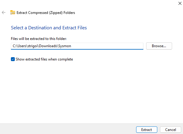 Sysmon Extraction