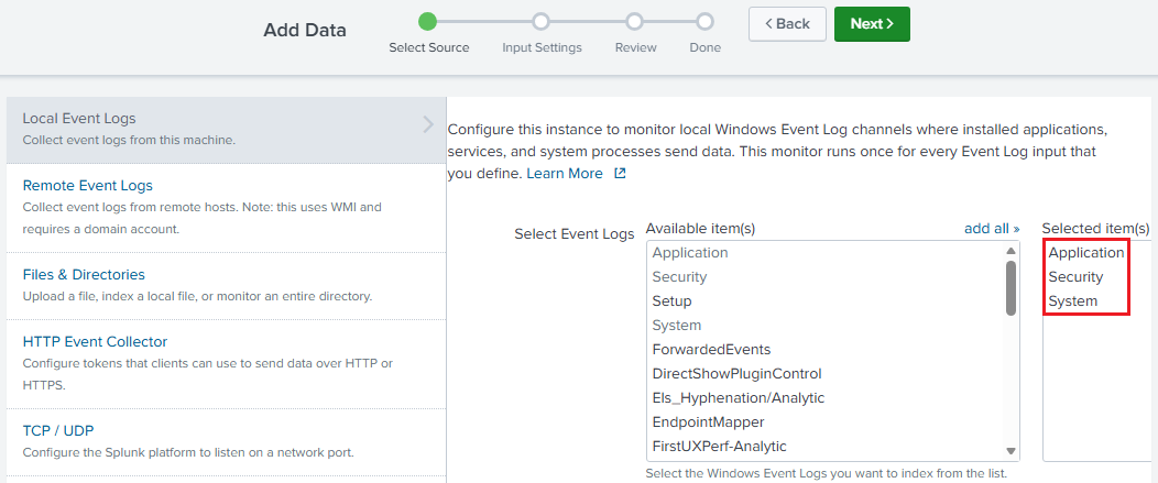 Splunk Logs