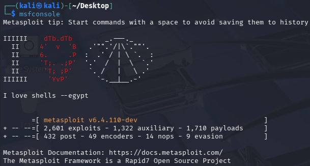 Msfconsole