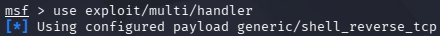 Msfconsole Multi Handler