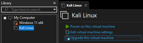 Kali Linux Upgrade
